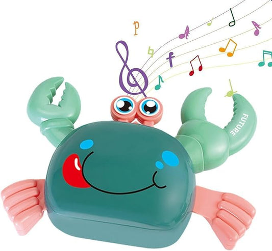 Musical Crawling Crab Toy | Walking Moving Climbing Crab Toy for Toddlers Babies Kids