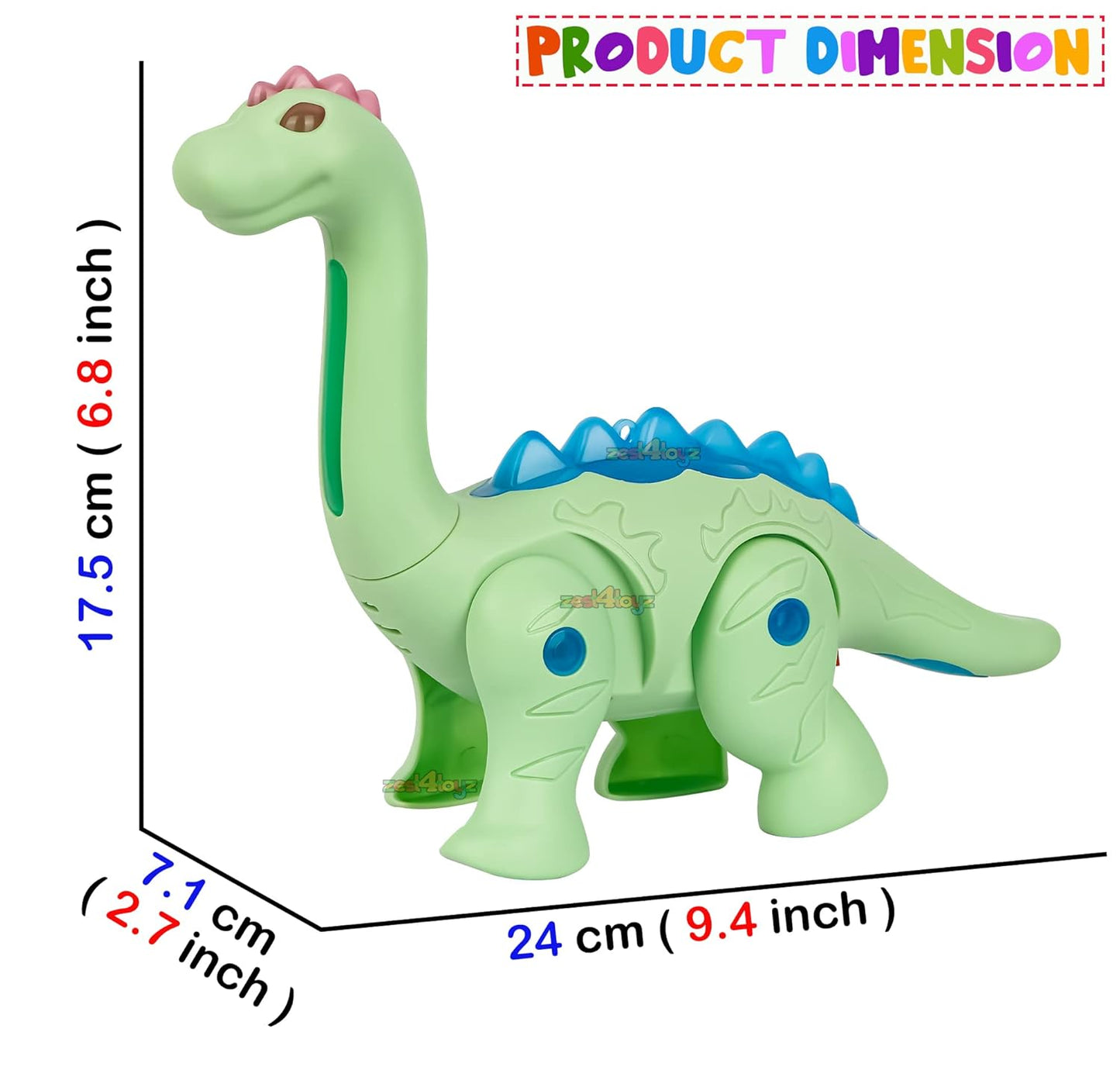 Long Neck Walking Dinosaur Toy, Pet Electric Dino Musical toys for Kids