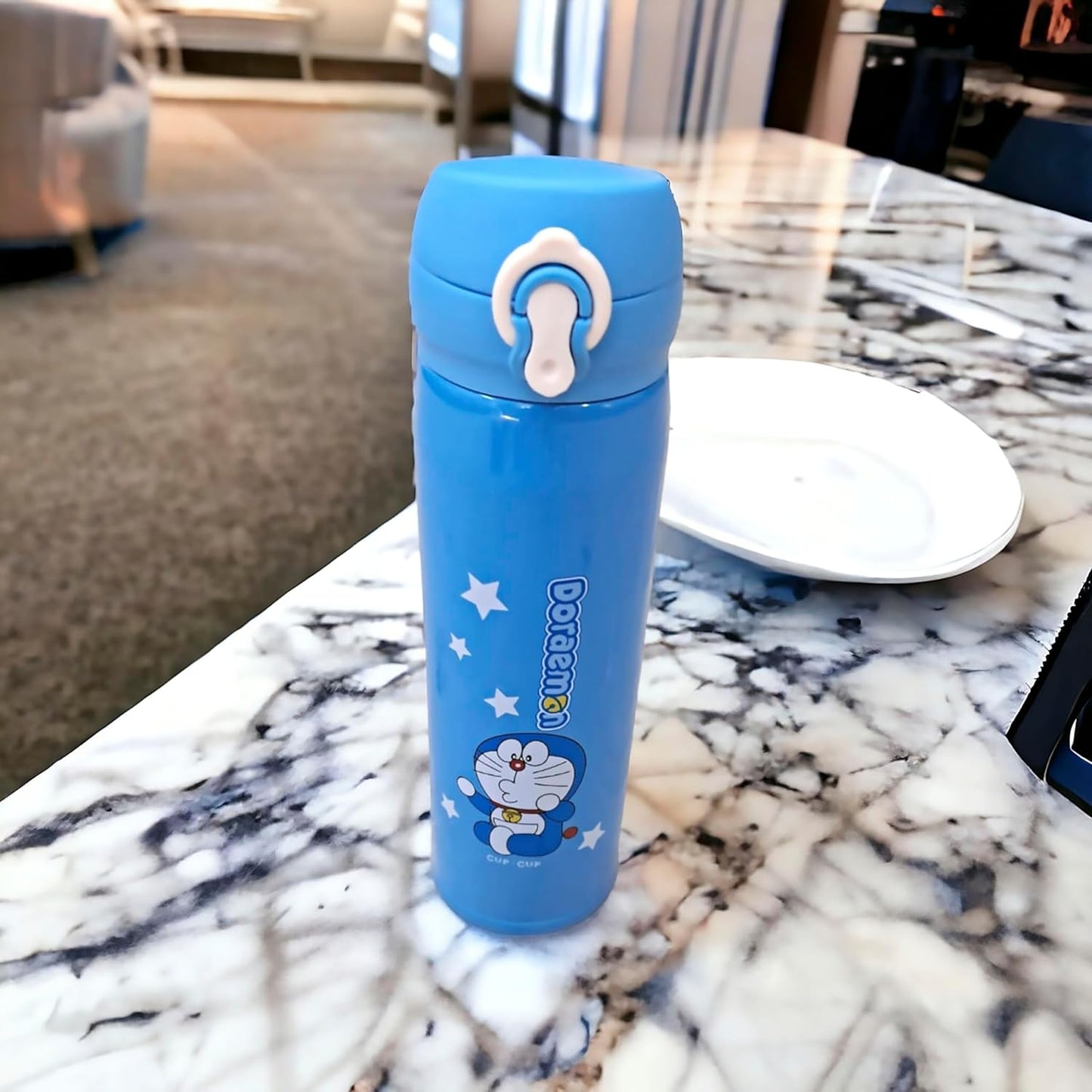 Stainless Steel Doraemon Water Bottle for Kids (500 ML)