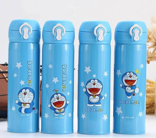 Stainless Steel Doraemon Water Bottle for Kids (500 ML)