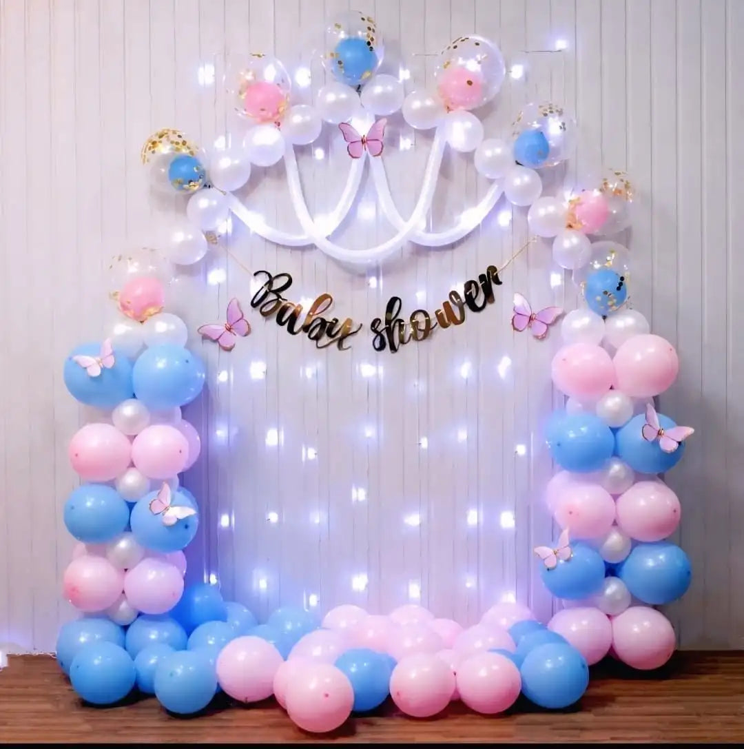 Pastel Pop & Golden Drop Baby Shower Fun Decoration
