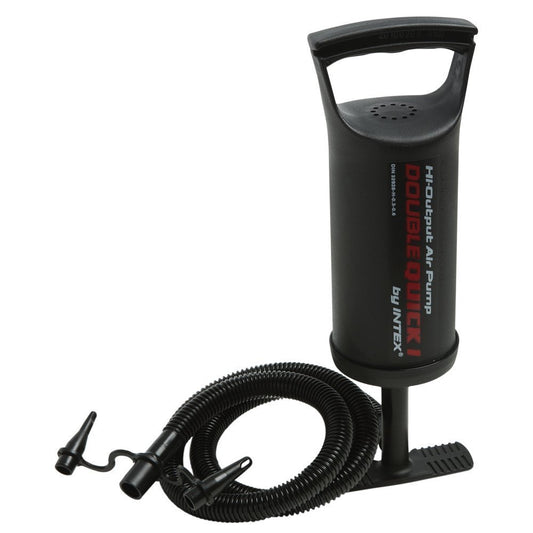 Intex High Output Double Quick Manual Air Balloon Pump for Inflatable Swimming Pools