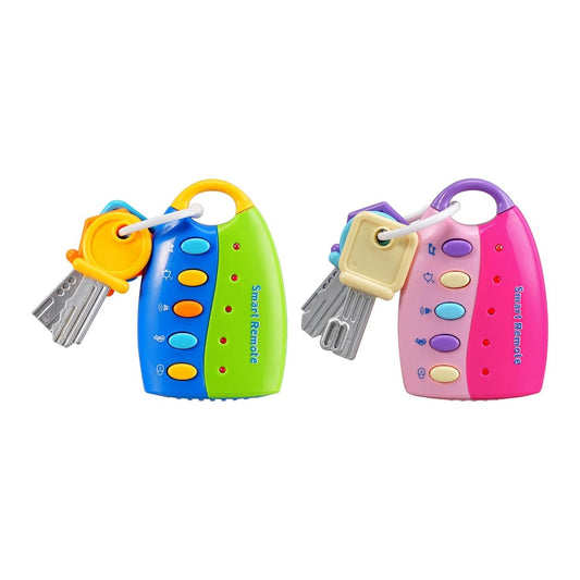 Car Keys Toy Educational Portable Remote Key for Baby Infant Tooth Soother Teether Toy