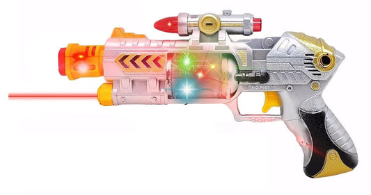 Ultra Cool Style Infrared Beam Laser Sound Gun with IC Sound and Flashing Top Lights