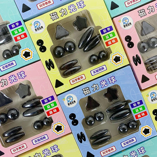 10 Pcs Fridge Magnetic Shapes and Balls Set Educational Toy for Kids