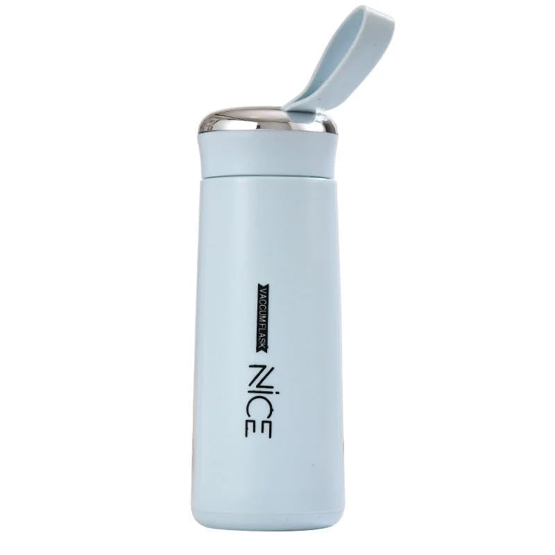 Nice Premium Glass & Plastic Water Bottle - 400ml