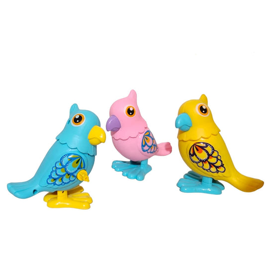 Mini Leaping Parrot Wind-up Happy Jumping Parrot Toy for Kids