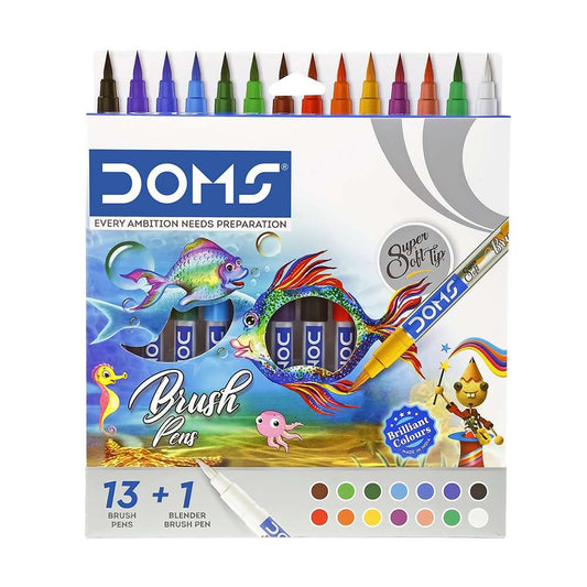 DOMS Brush Pen 14 Shades