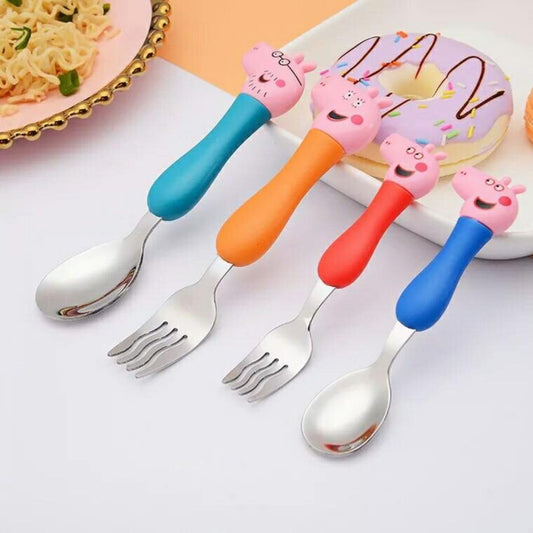 Peppa Pig Stainless Steel Cutlery Set for Kids