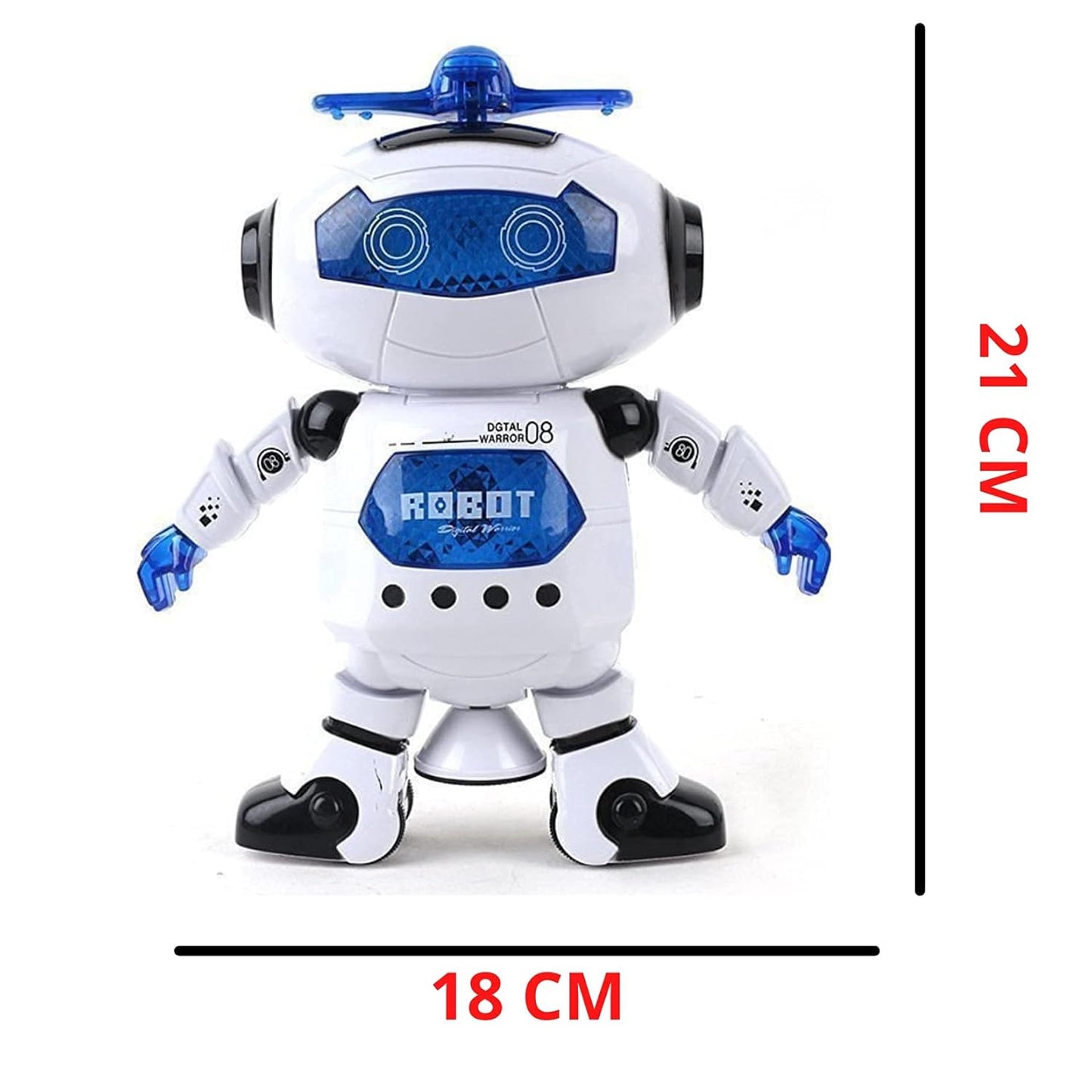360 Degree Rotating Dance Robot Electronic Toy