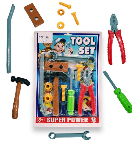 Engineer Workshop Pretend Construction Mechanics Toolbox Tool Kit for Kids