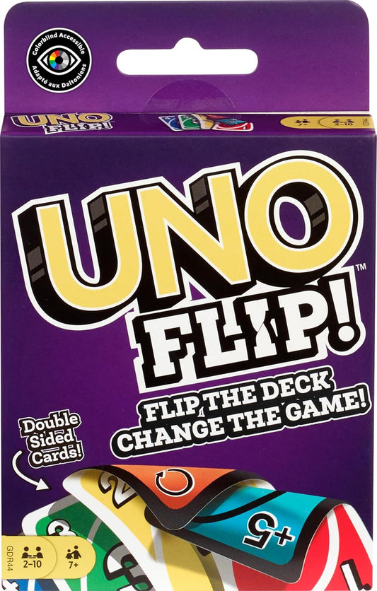 Mattel UNO Games - Flip the Deck Change the Game